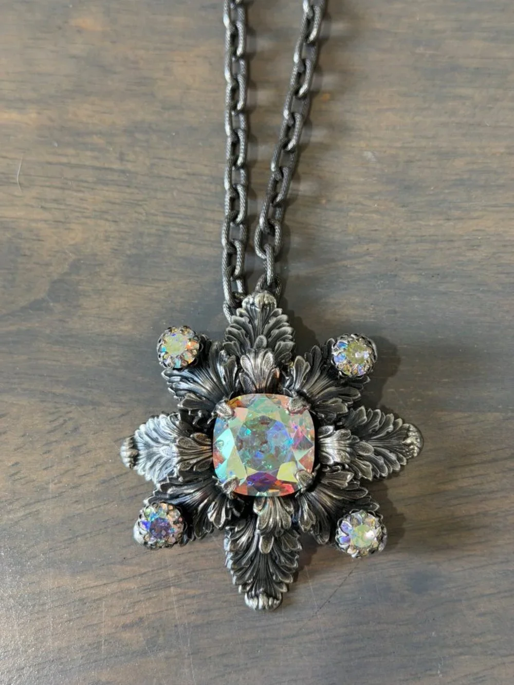 Vintage Napier 1968 Swarovski Award Winning Pendant Necklace Eugene Bertolli